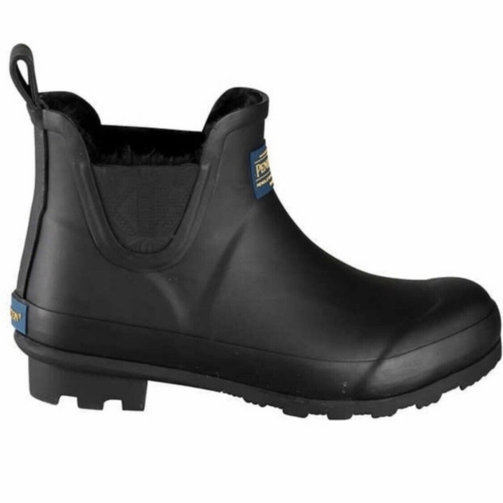 NEW Pendleton Ladies’ Fur Lined Chelsea Rainboot in Black 100% WATERPROOF NIB - Picture 6 of 8